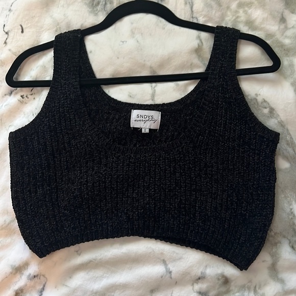SNDYS cropped sweater - Picture 1 of 2